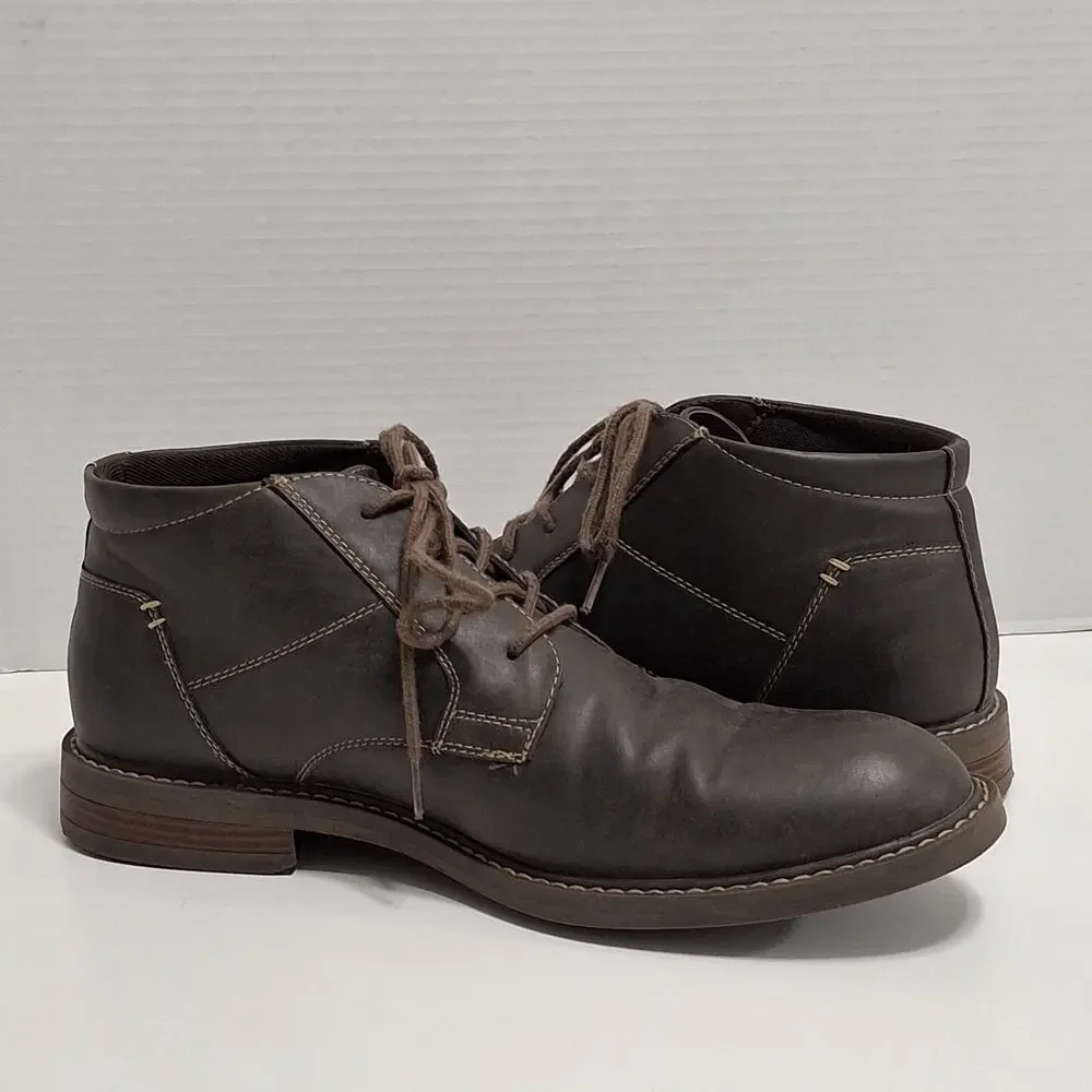 Men's Dexter Comfort Chukka Oxford Boots Memory Foam Size 11